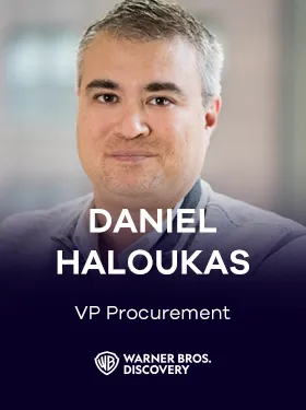 Daniel Haloukas VP Procurement at Warner Bros. Discovery