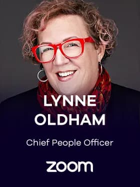 Lynne Oldham Chief People Officer at ZOOM